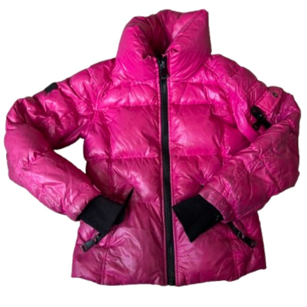 Authentic SAM Hot Pink Kids Puffer Jacket, Size 10 KIDS